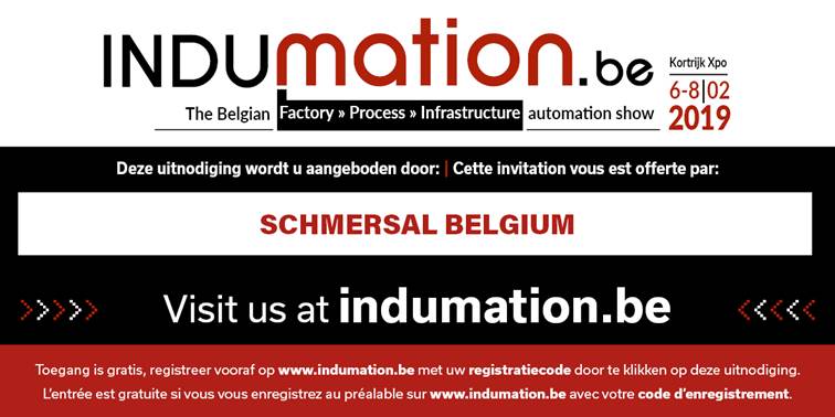 Schmersal - Het DNA van Safety® op de Indumation-beurs