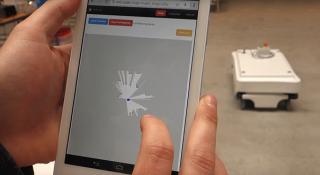 AGV met SLAM-technologie