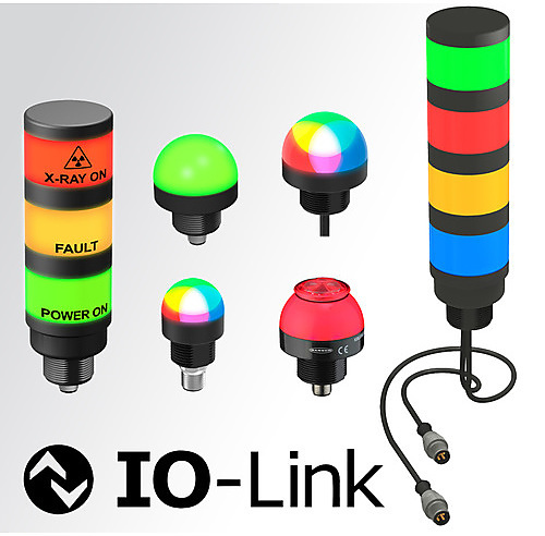 Multi-color IO-Link LED-lampen