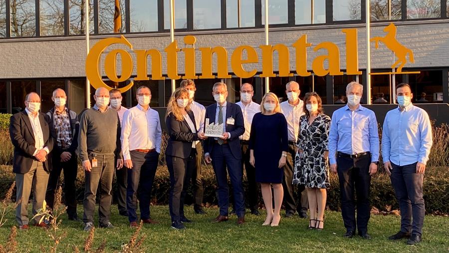 Un troisième Factory of the Future Award pour Continental Mechelen