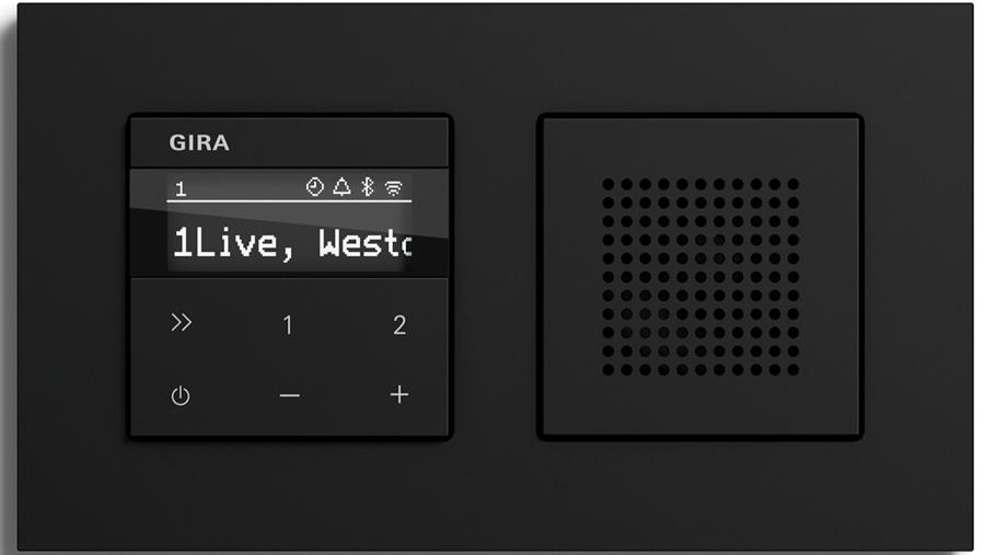 UNE NOUVEAUTÉ ORIENTÉE VERS L’AVENIR: LA RADIO IP ENCASTRÉE GIRA