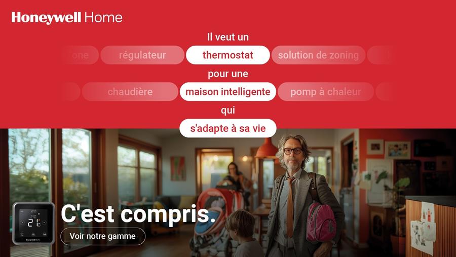 Honeywell Home T6: un confort intelligent, pour toute installation